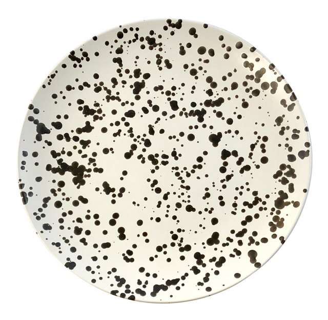 Spattered Stoneware Dinner